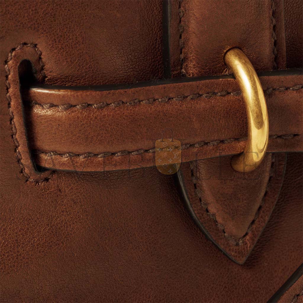 M1v M1v aventure nappa leather top-handle bag 5bb169 (28*16.5*10cm)